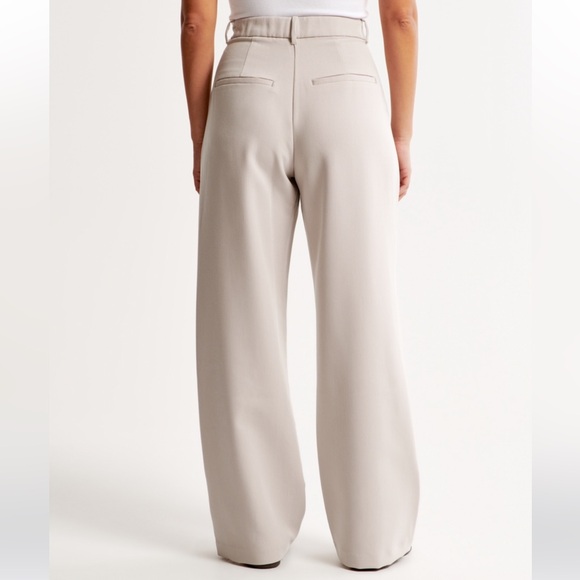 Curve Love A&F Sloane Tailored Wide Leg Pant - Picture 3 of 9